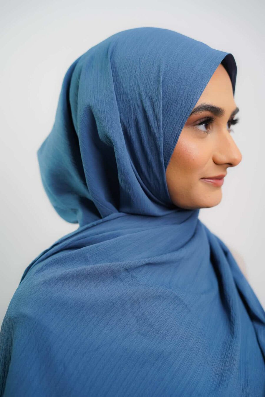 Crinkle | Blue - Rabaya | Modest Wear | Premium Hijabs UK