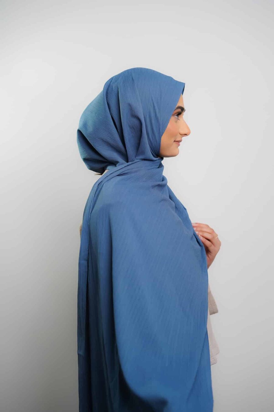 Crinkle | Blue - Rabaya | Modest Wear | Premium Hijabs UK