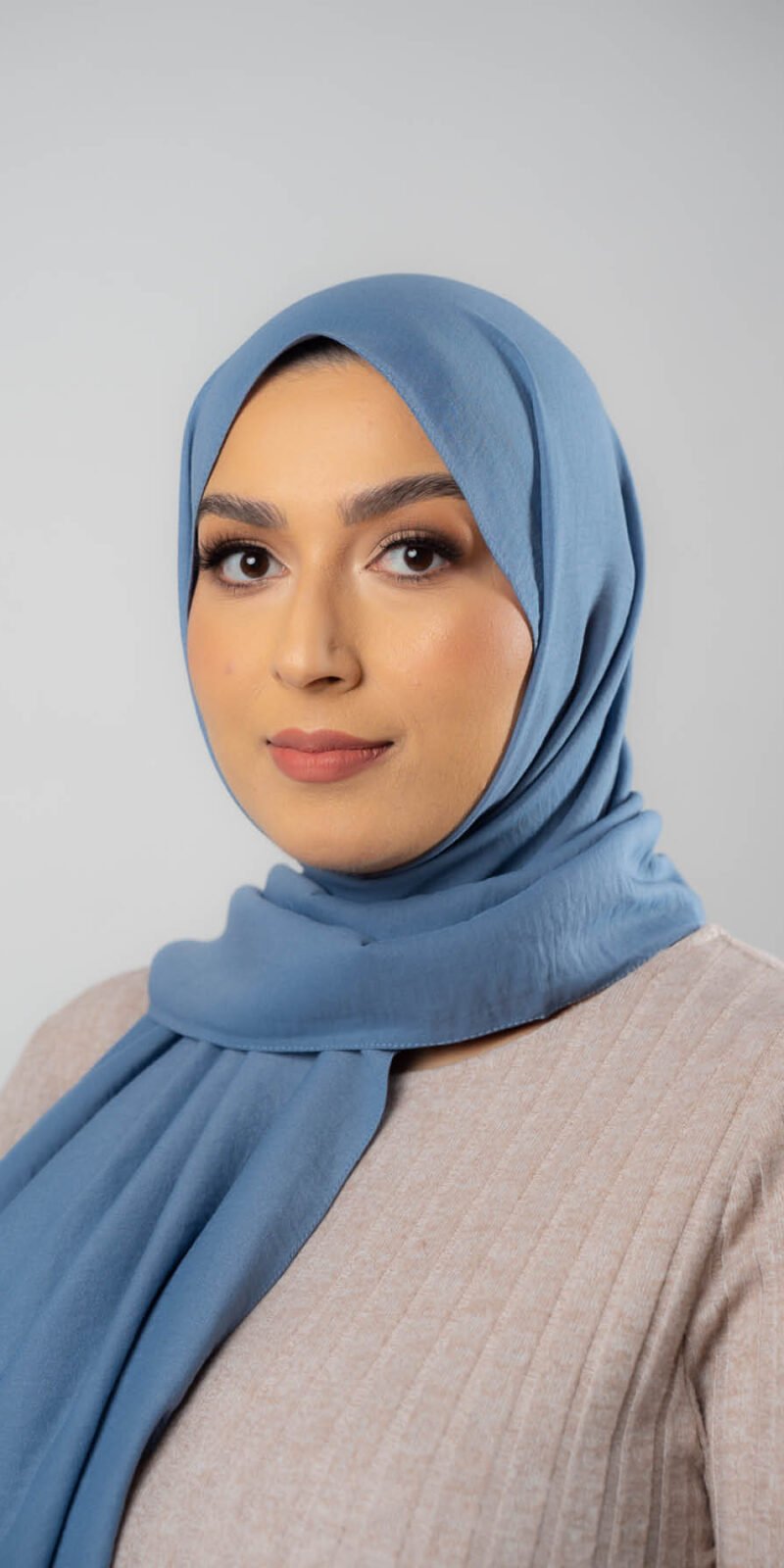 Soft Matt Hijab | Blue