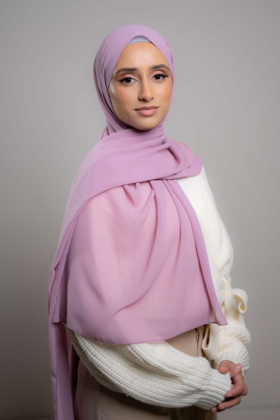 Chiffon | Rose - Rabaya | Modest Wear | Premium Hijabs UK