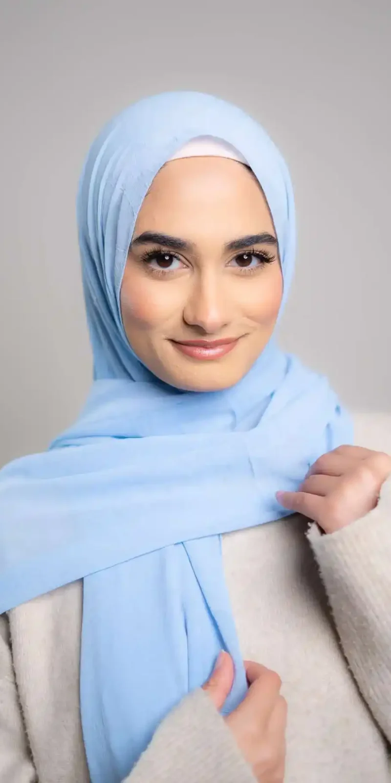 Frozen Chiffon | Baby Blue