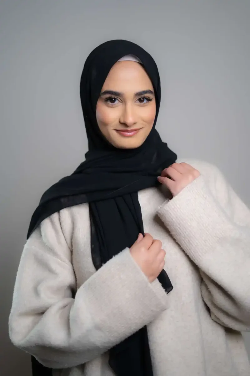 Frozen Chiffon | Black