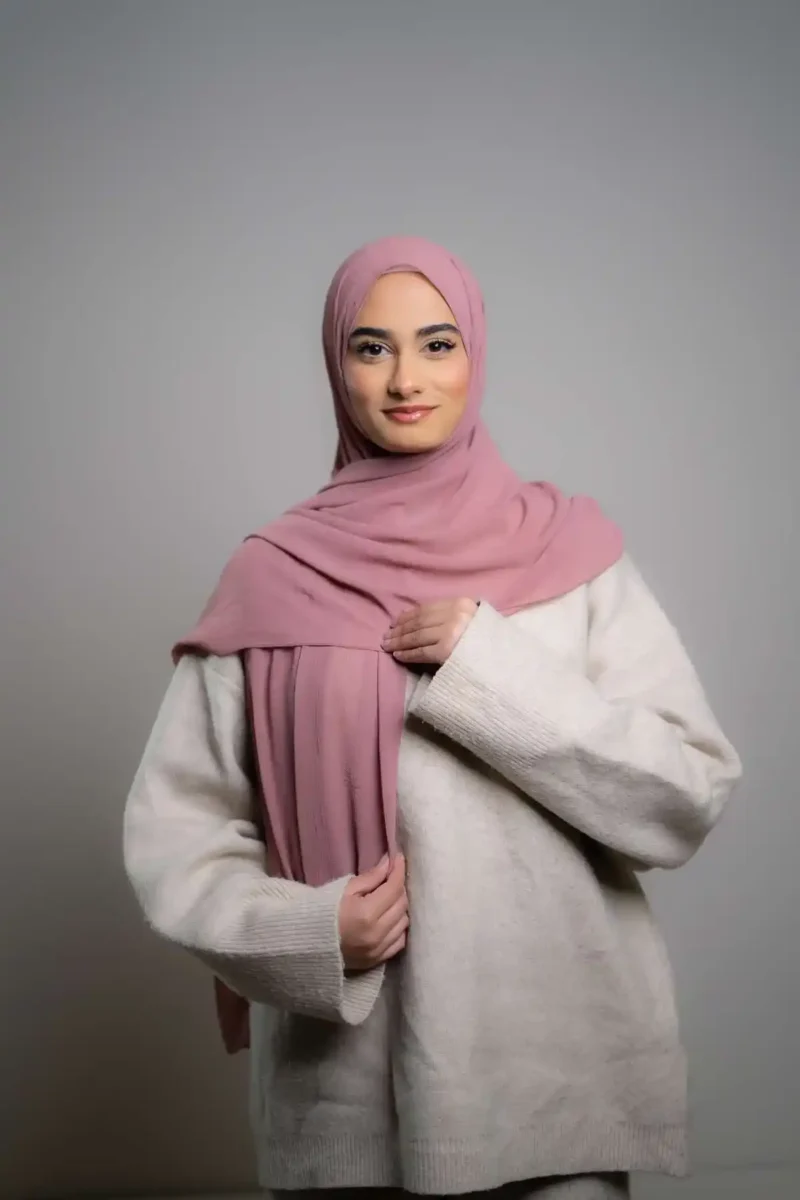 Frozen Chiffon | Dusty Pink