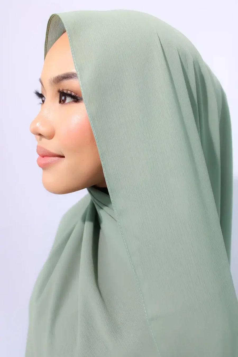 Italian Crinkle | Sage - Rabaya | Modest Wear | Premium Hijabs UK