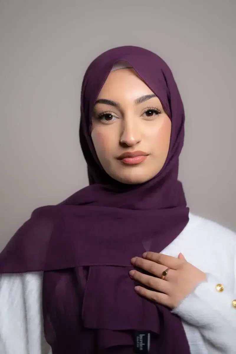 Natural Crepe | Purple