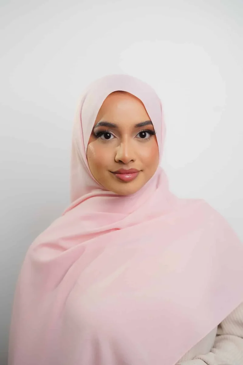 Silk Georgette | Baby Pink