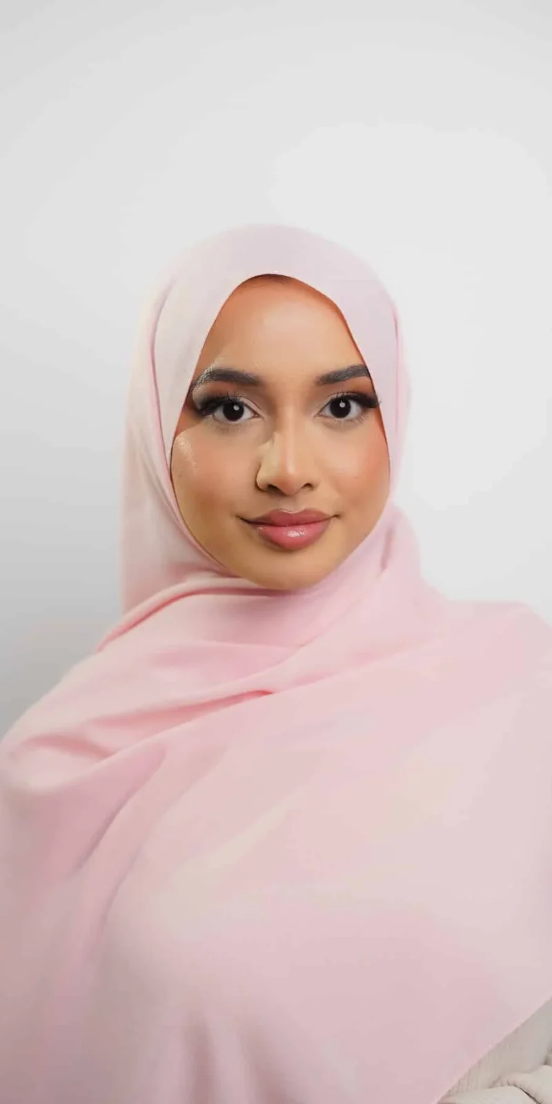 Silk Georgette | Baby Pink