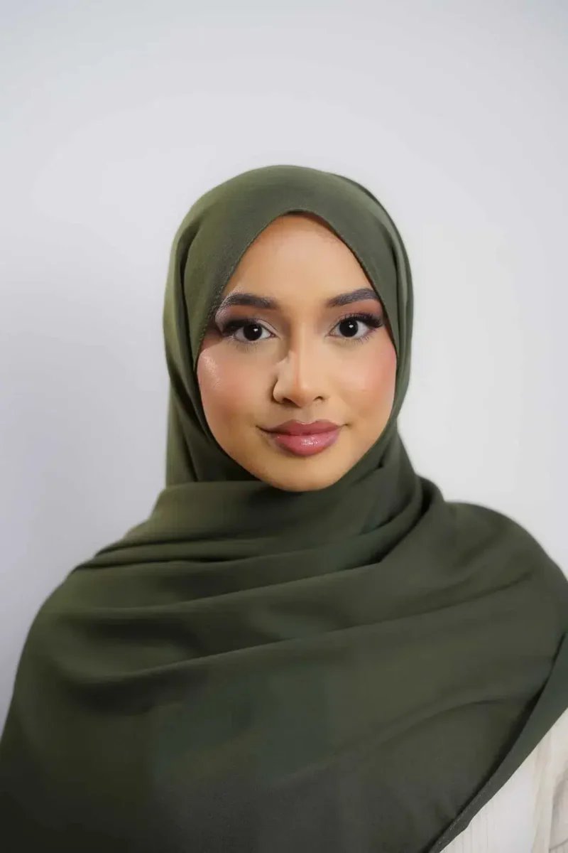 Silk Georgette | Khaki