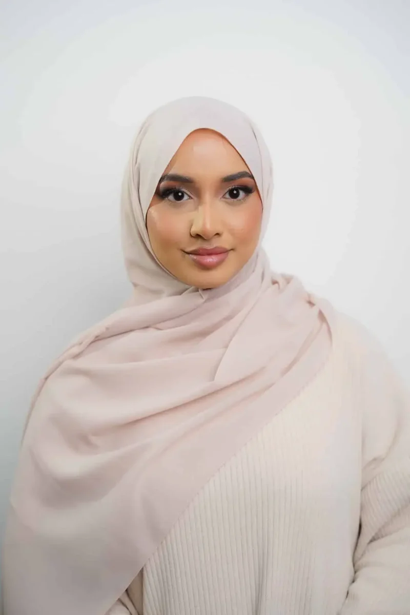 Silk Georgette | Pink Nude