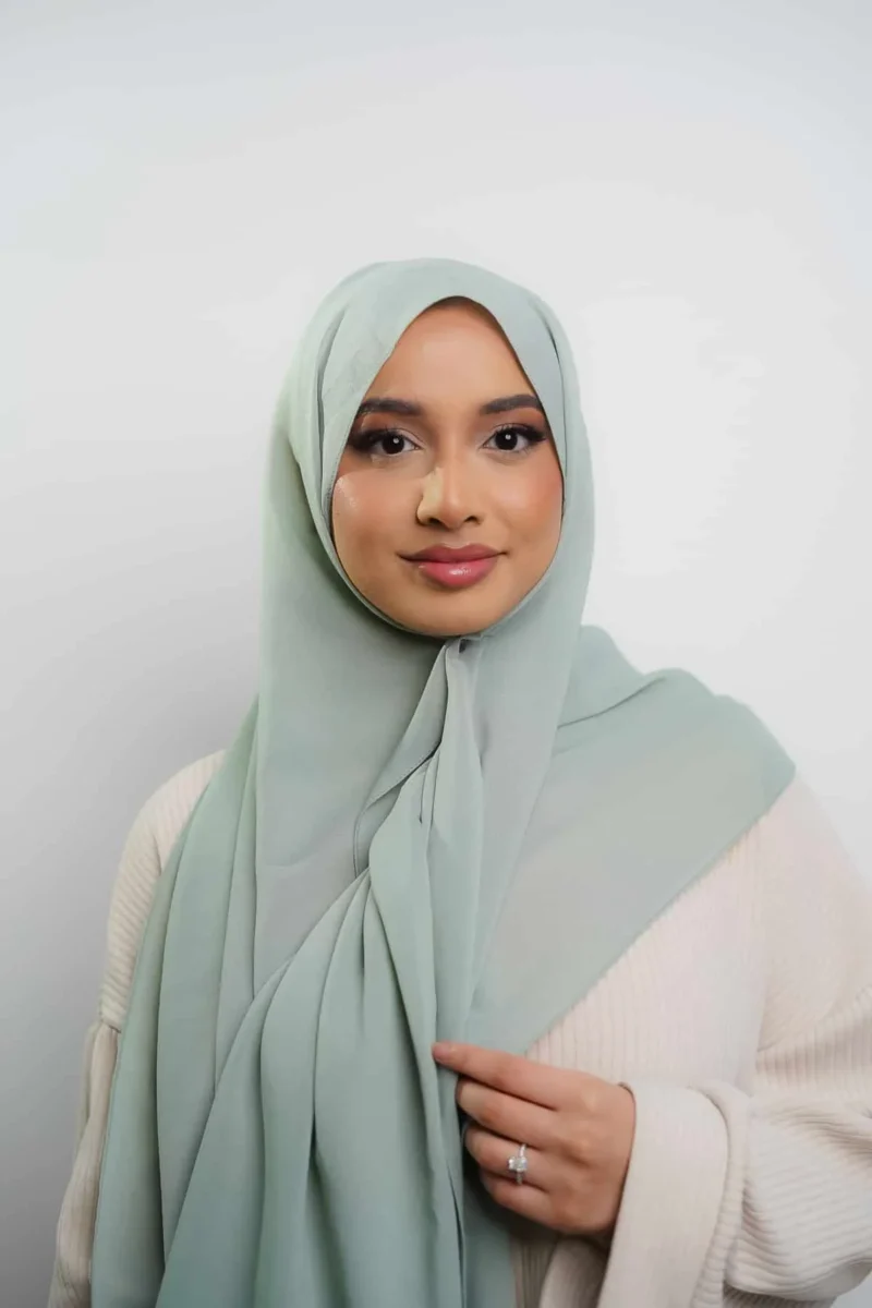 Silk Georgette | Sage