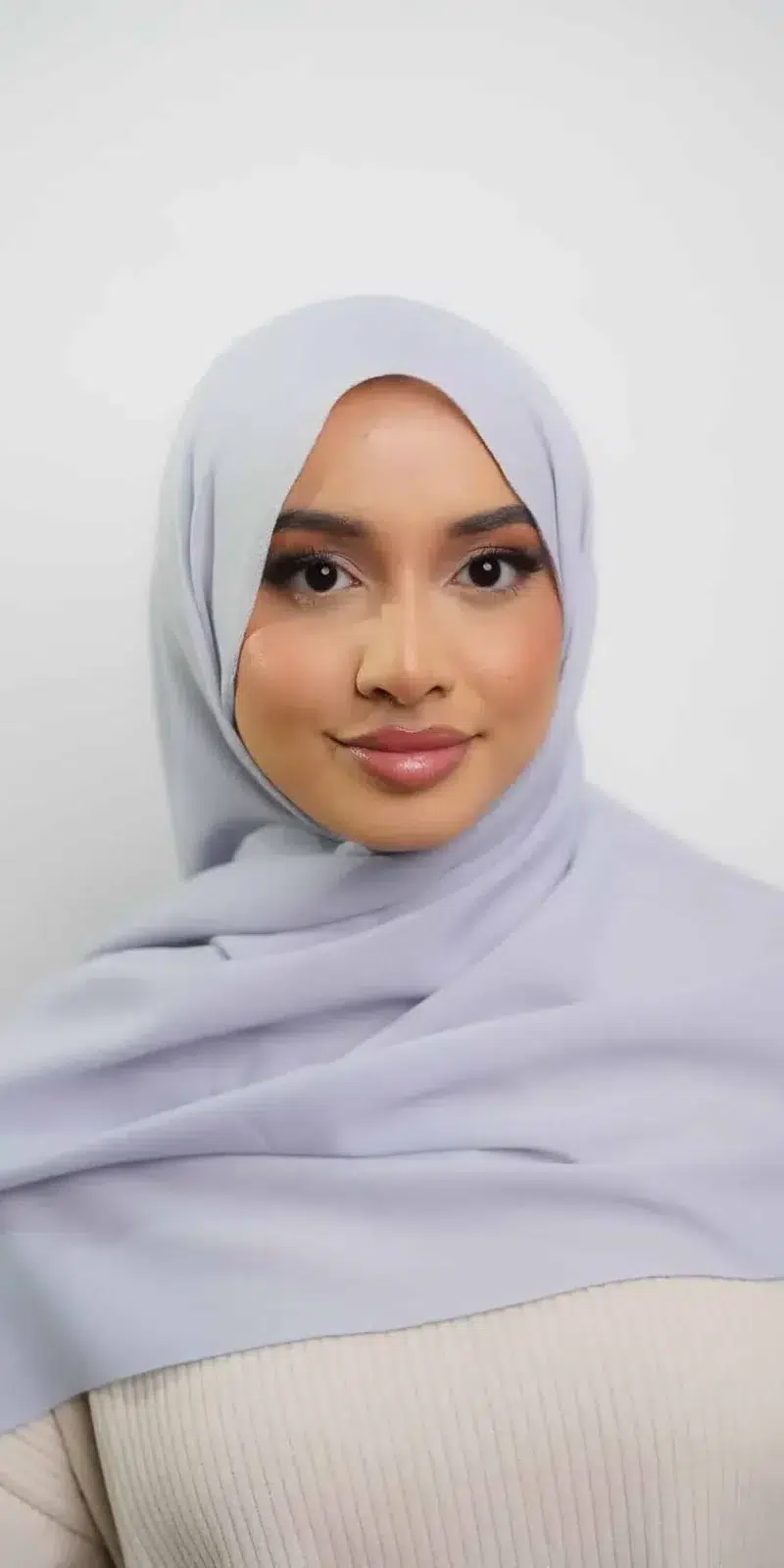 Silk Georgette | Silver Grey