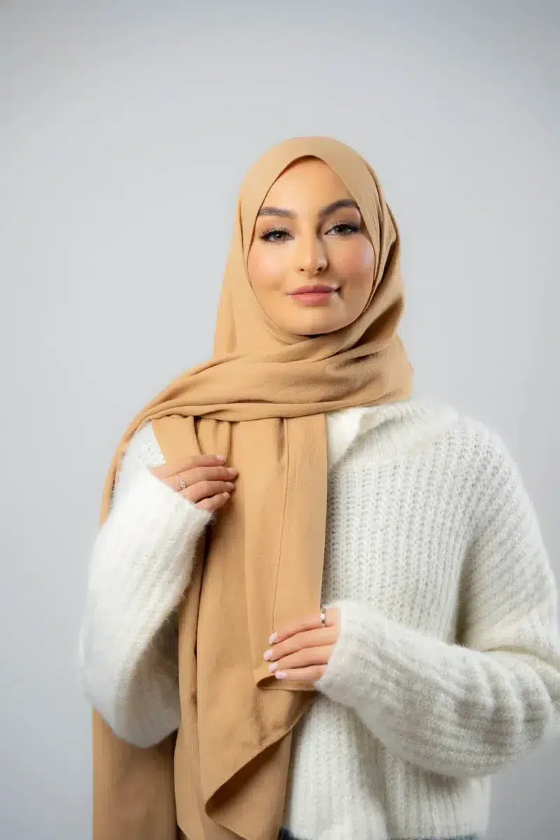 Soft Plush Hijab | Caramel