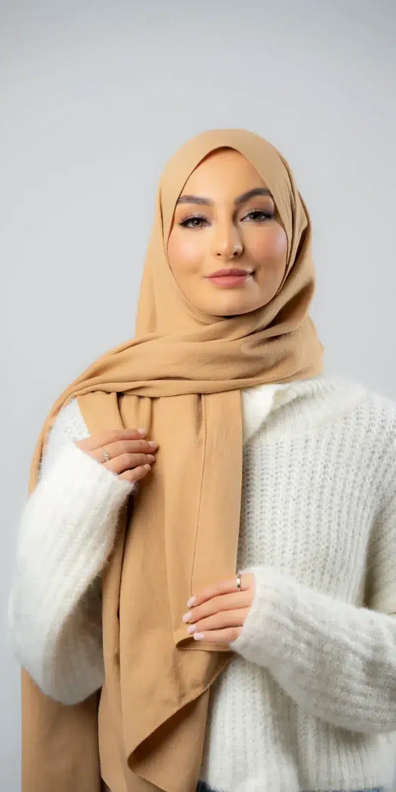 Soft Plush Hijab | Caramel