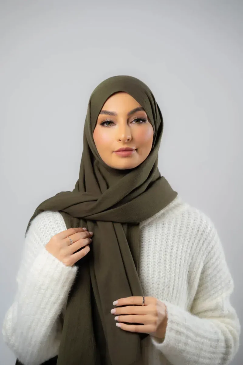 Soft Plush Hijab | Khaki