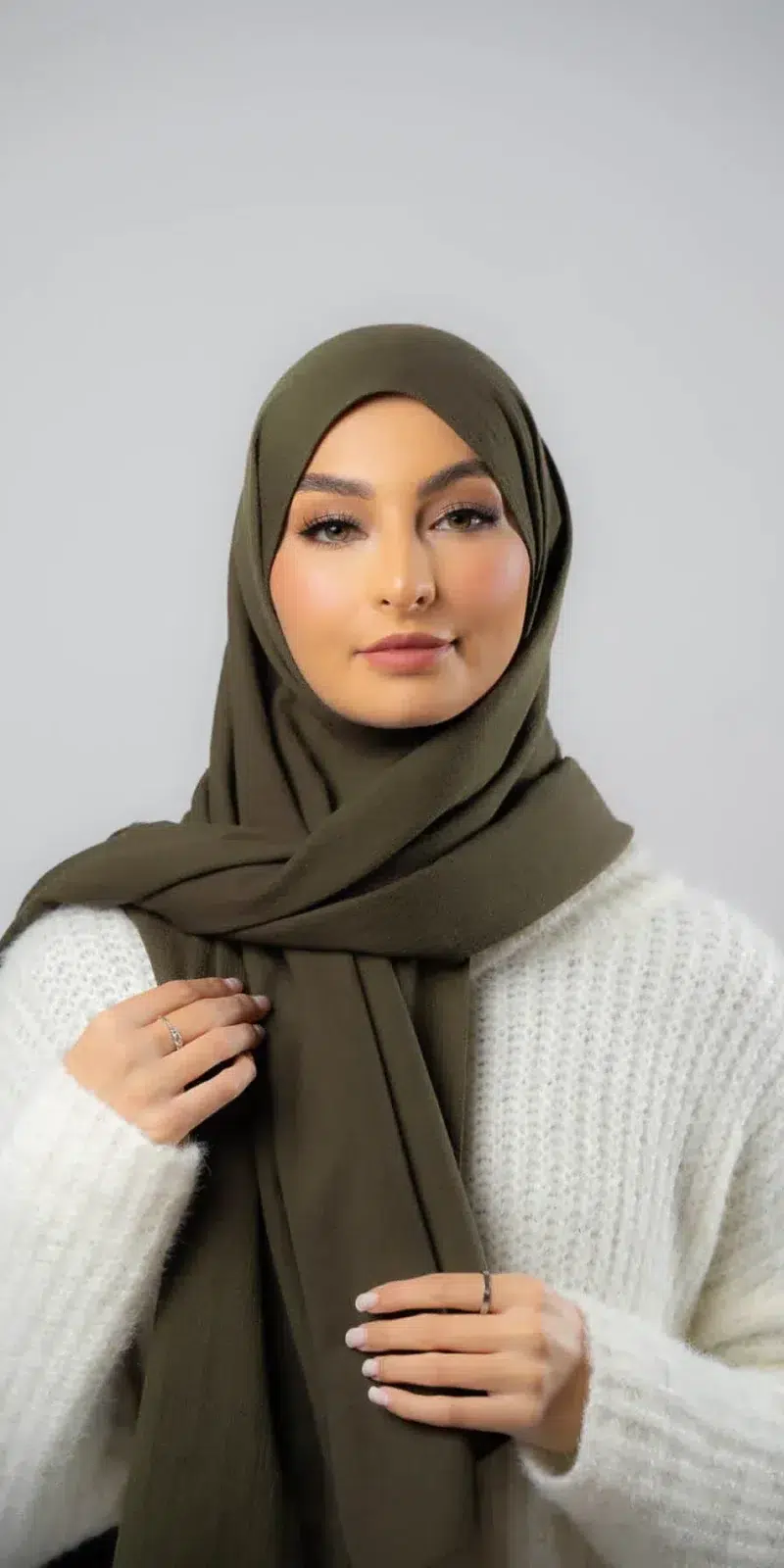 Soft Plush Hijab | Khaki