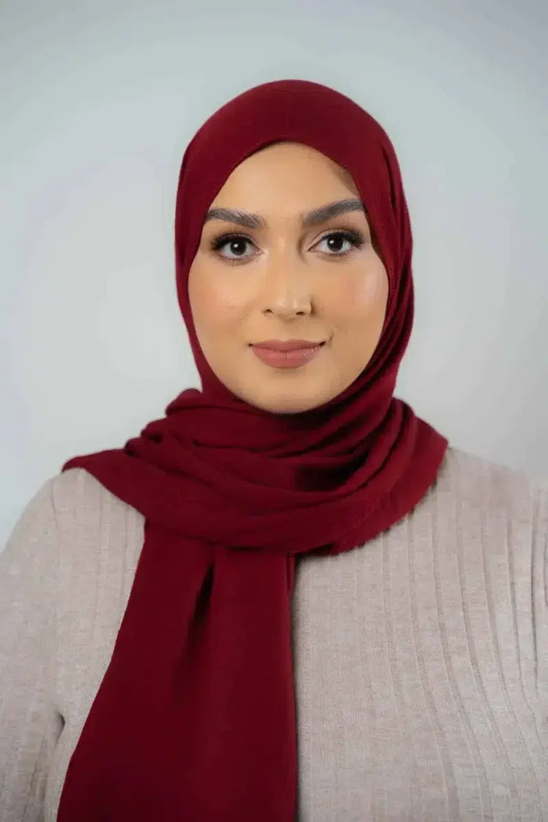Soft Plush Hijab | Maroon