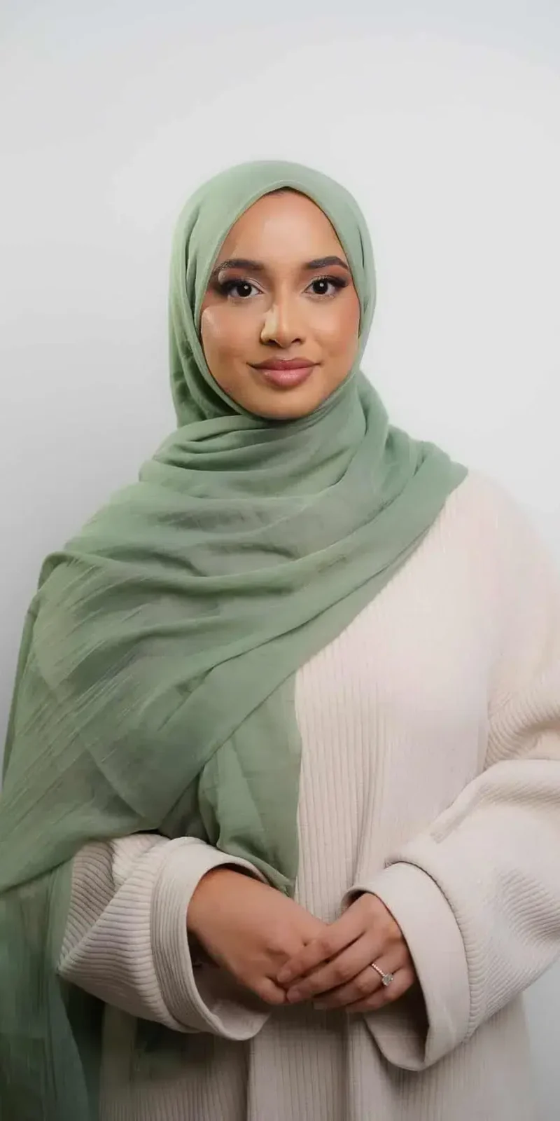 Summer Cotton Maxi | Sage green