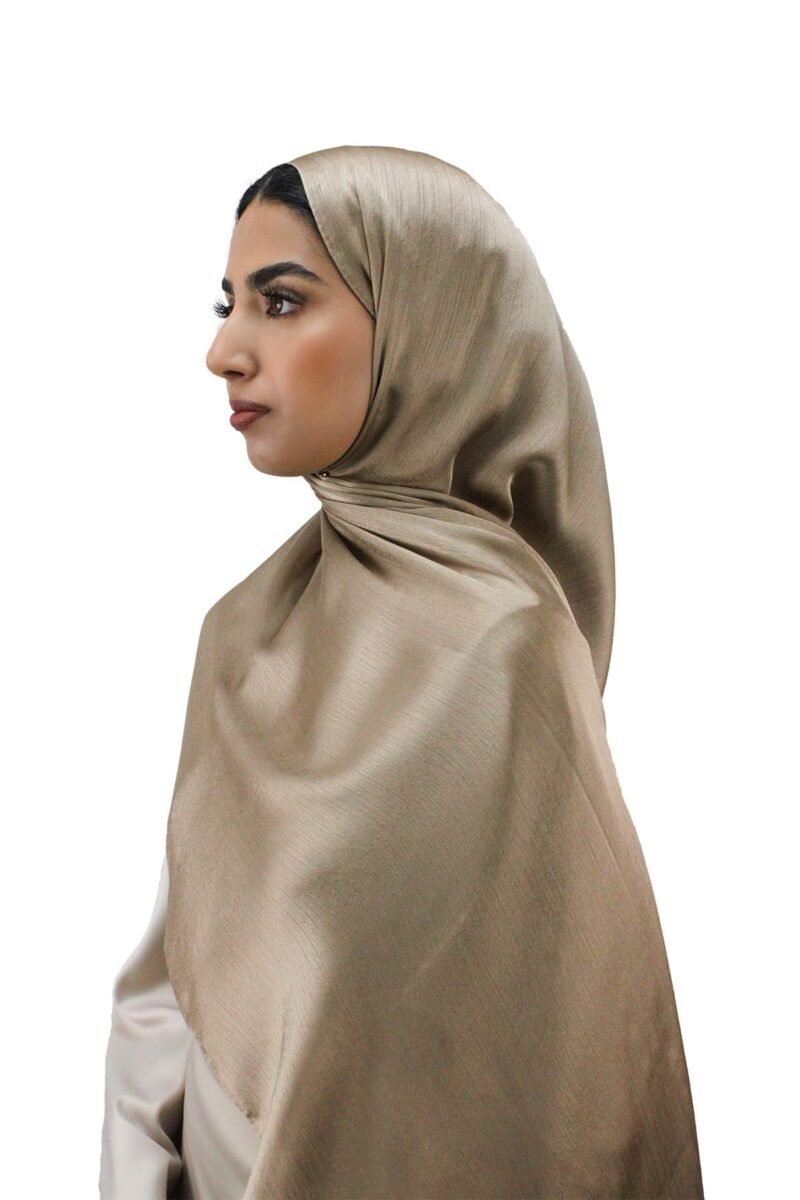 Glossy Silk Hijab | Dune