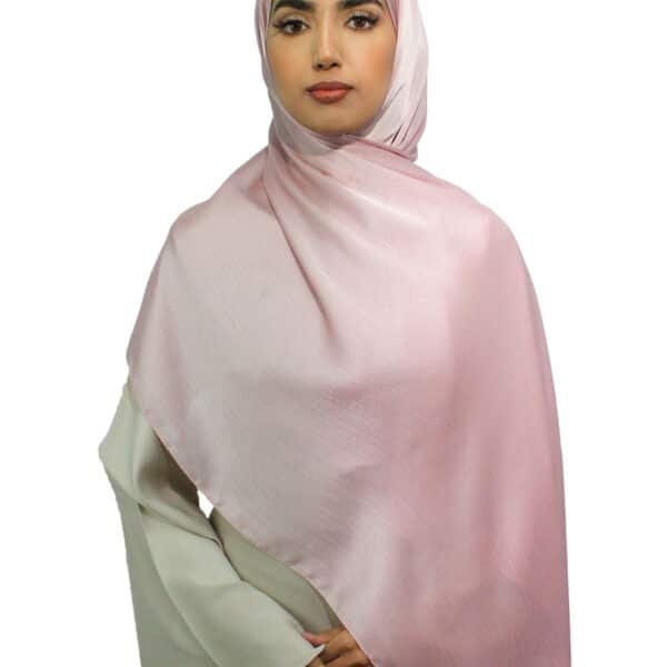 Glossy Silk Hijab | Pink