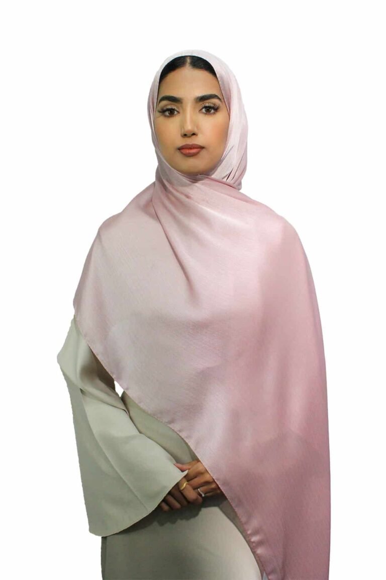 Glossy Silk Hijab | Pink