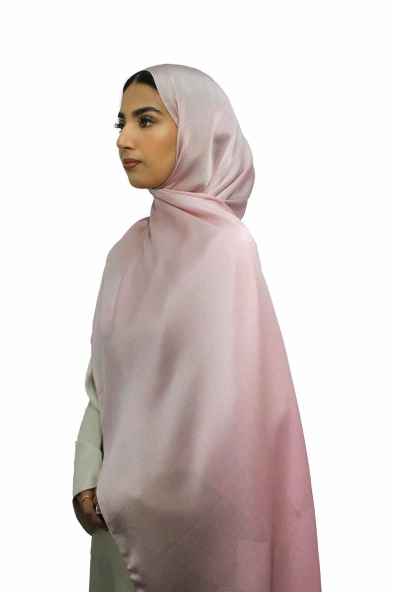 Glossy Silk Hijab | Pink