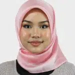 Glossy Silk Square Hijab