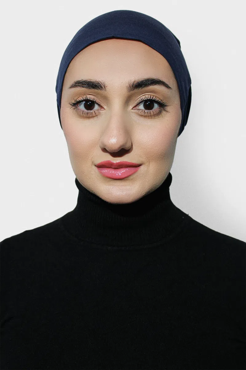 Tie back undercap with Grips | Navy