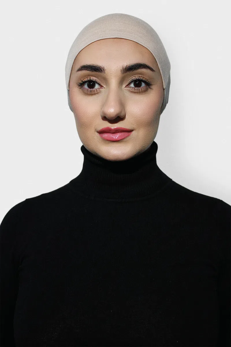 Tie back undercap with Grips | Nude