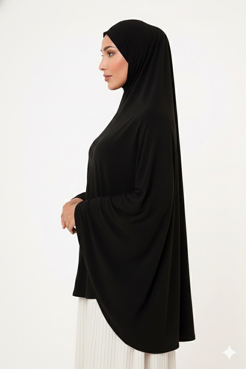 Ladies Khimar Black - Image 2