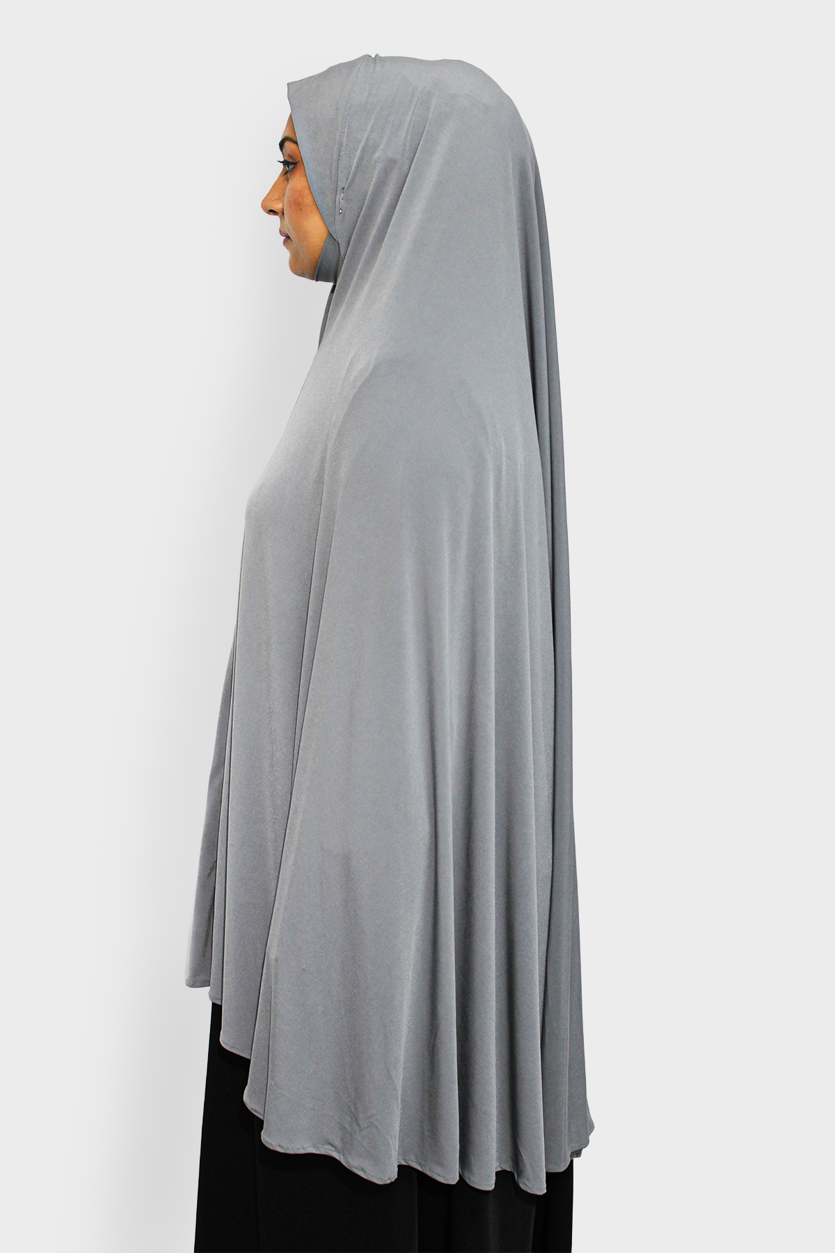 Ladies Khimar Grey 3 Ladies Khimar Grey - Image 4