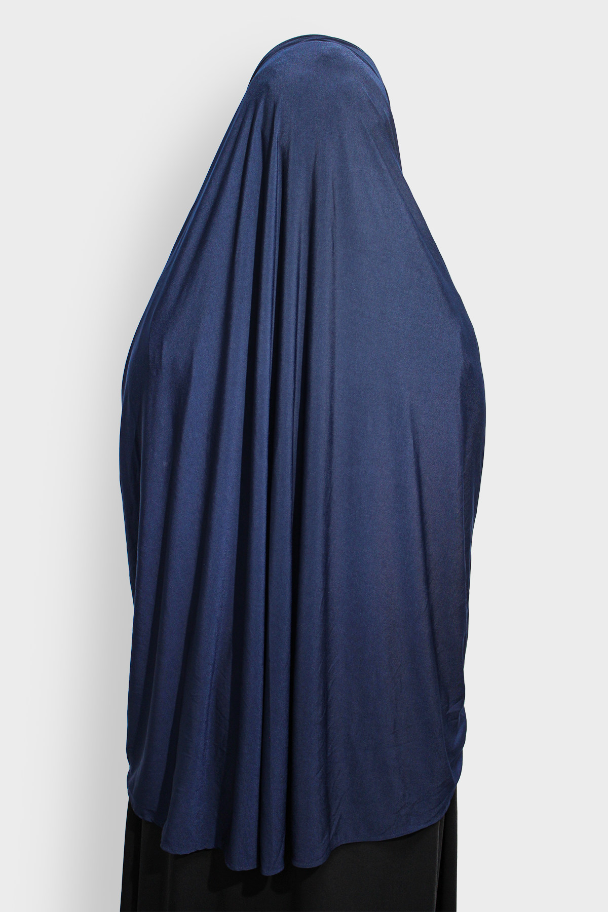 Ladies Khimar Navy with sleeves 2 Ladies Khimar Navy with Sleeves - Image 3