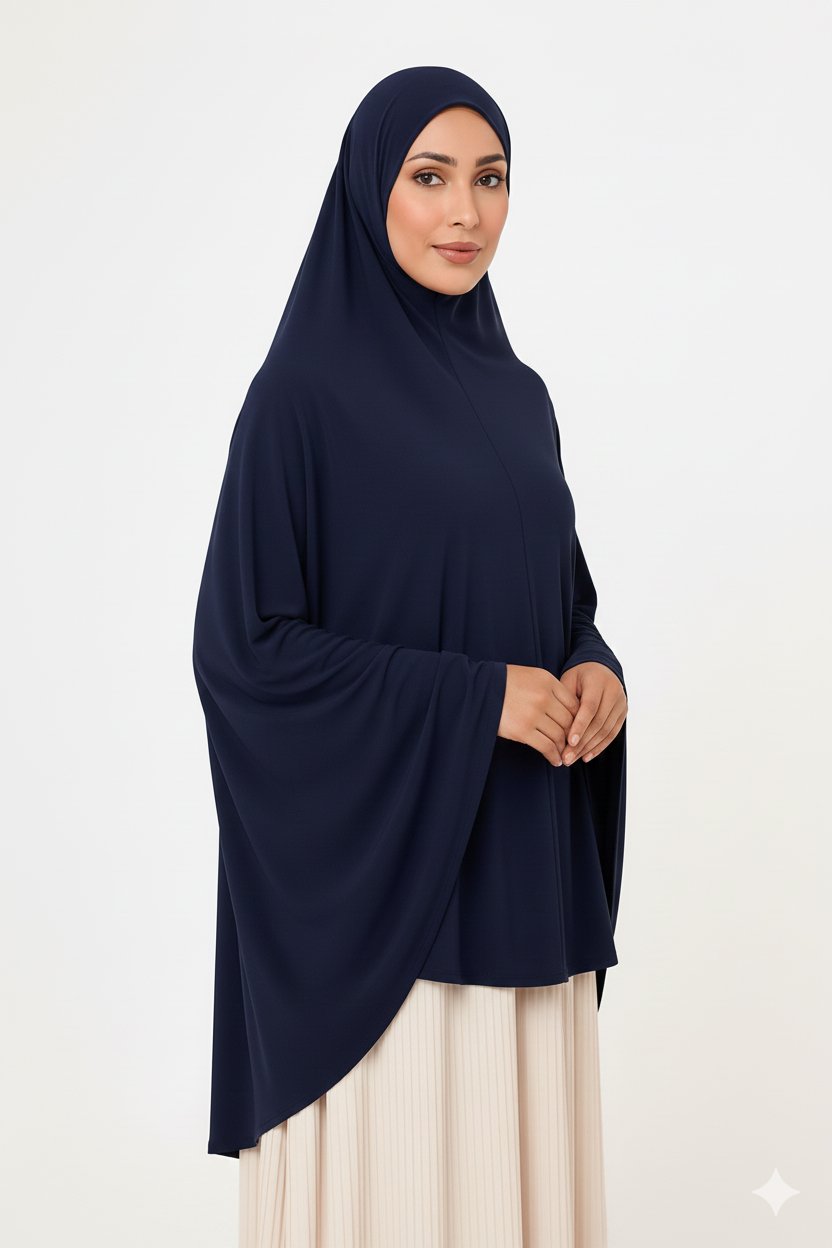 Ladies Khimar Navy