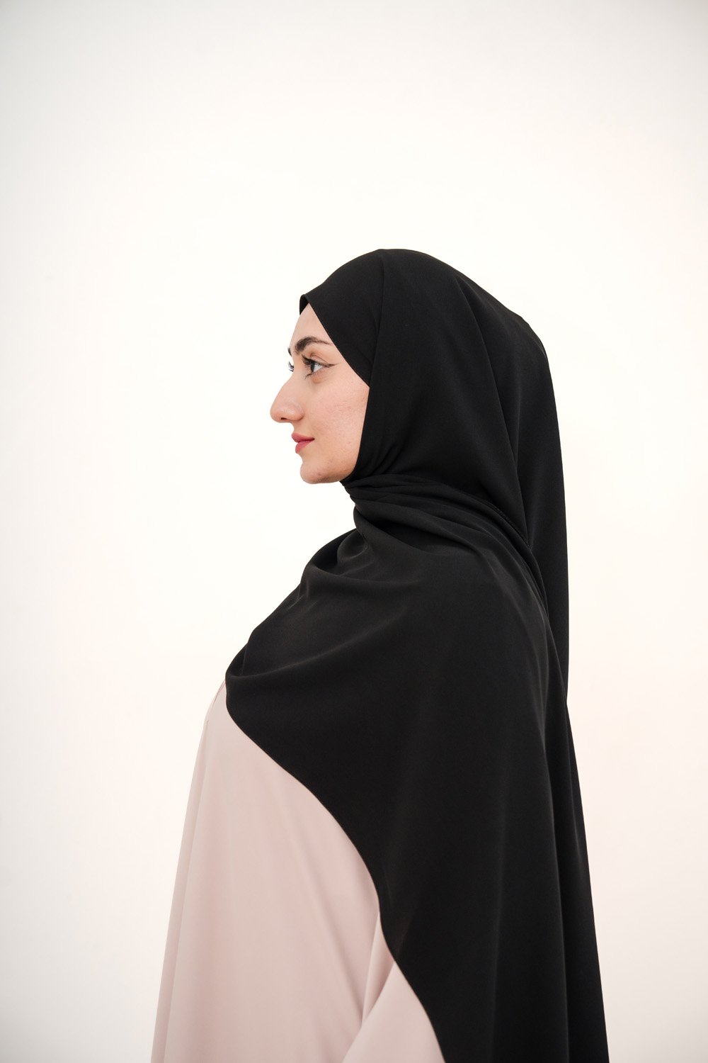Powder Touch Hijabs | Black - Image 3