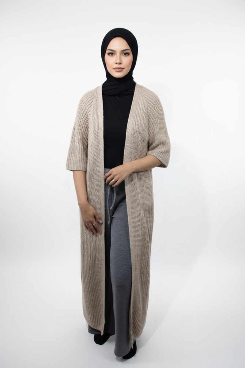 Knitted Cardigans | Beige