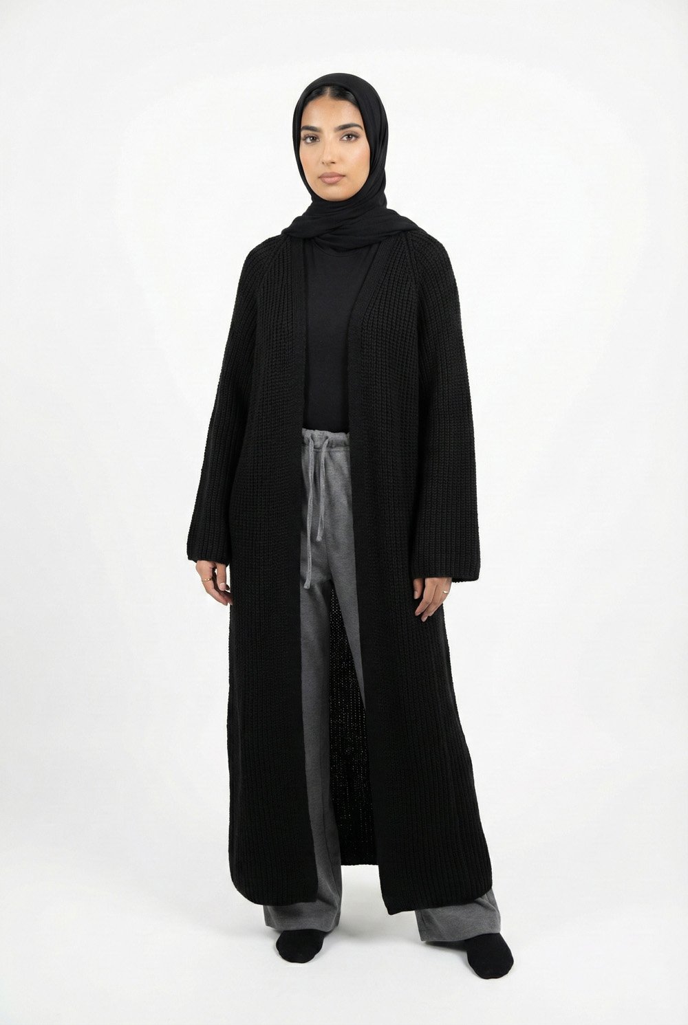 Knitted Cardigans | Black