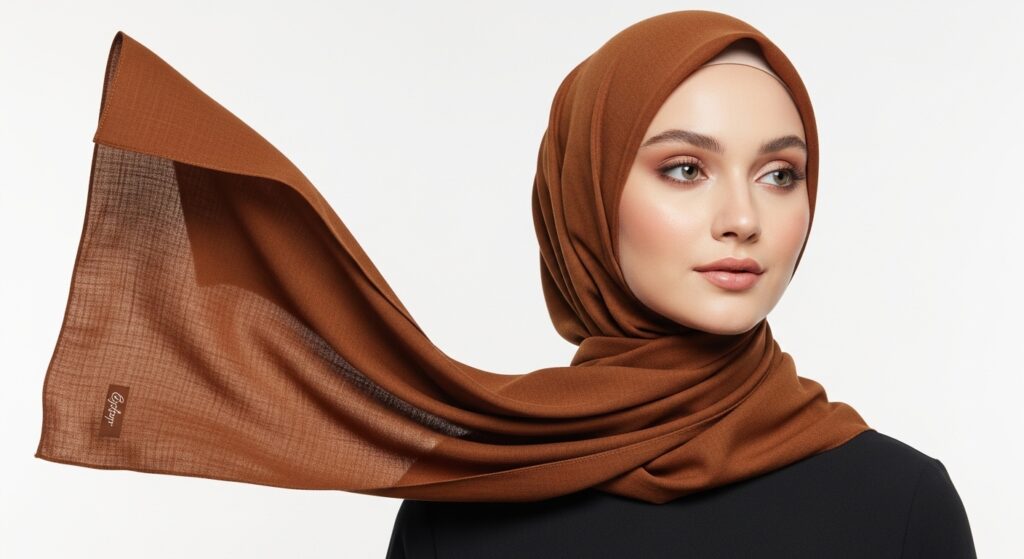 Buy the Best Cotton Crepe Brown in UK