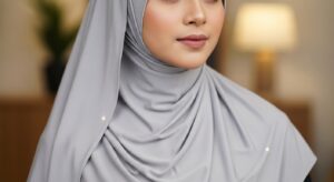 Buy Best Liquid Jersey Light Grey Hijab