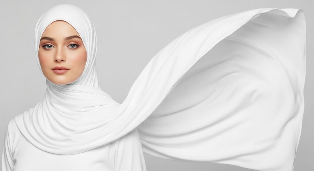 Best Liquid Jersey Porcelain Hijab online in UK