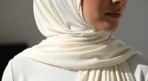 best liquid jersey off-white hijab online in UK