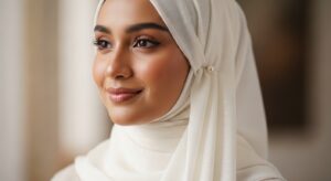 Buy Best Cotton Crepe Porcelain Hijab in Bolton Uk