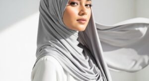 Best Rabaya Liquid Jersey Light Grey Hijab in uk
