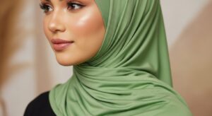 Best Liquid Jersey Pistachio Hijab online in UK