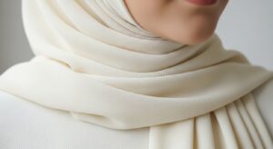 Best Cotton Crepe Cream Hijab in UK Online