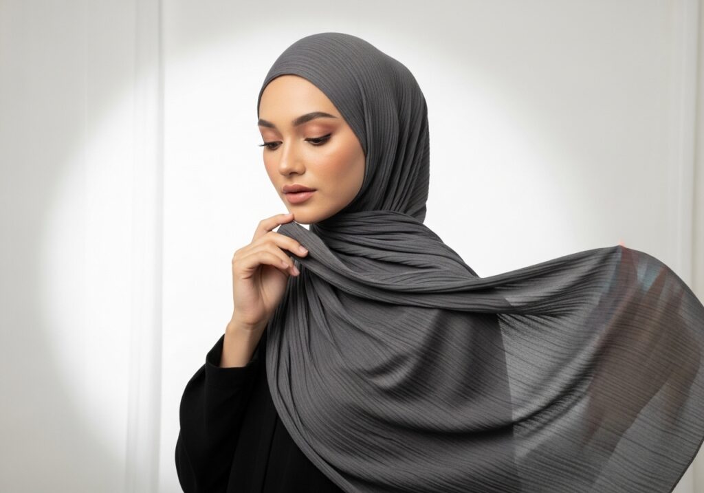 Best Cotton Crepe Charcoal Grey in uk online