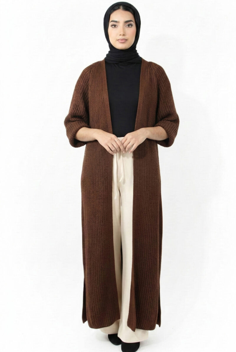 Knitted Cardigans | Dark Brown