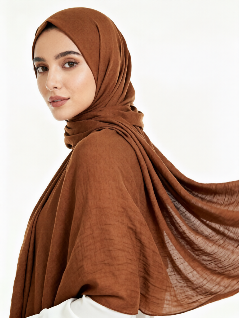 Best Rabaya Cotton Crepe Brown in uk